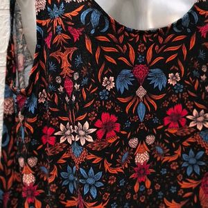 H&M Black Floral Dress