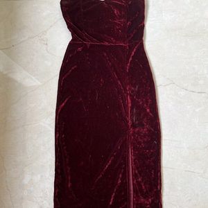 Party Wear Velvet Midi Dress 👗