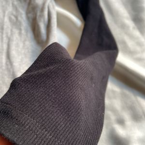 Grey and black slim T-shirt