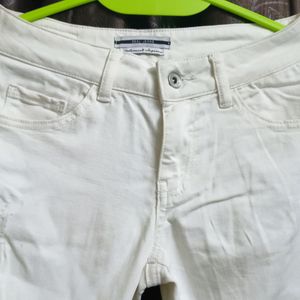 White DENIM JEANS for Women