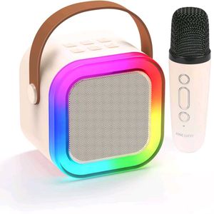 Speker with RGB LED light and mic