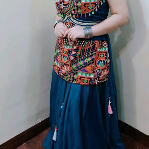 Blue Lehnga Choli