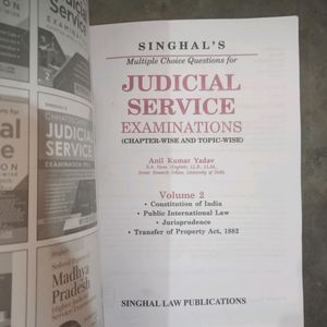 Multiple Choice Questions For Judicial Service