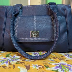 Navy Blue Handbag