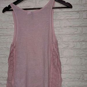 H&M Dividend Pink Cut Top