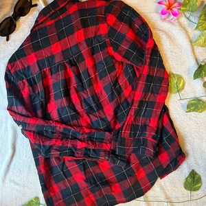 BLACK AND RED casual shirt women