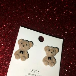 Korean Teddy Earrings