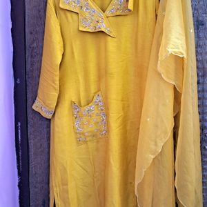 Heavy Kurta Set With Dupatta