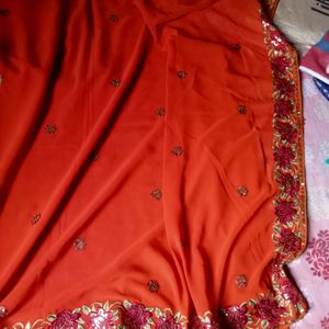 Embroidered Saree