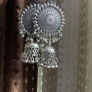 Oxidised Jhumka