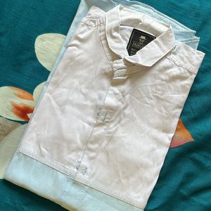 A White N Blue Shirt