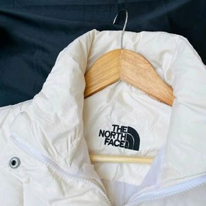 North Face White puffer jacket