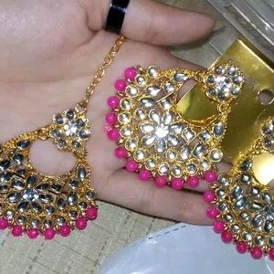 Rani Pink Earings