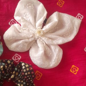 set of 6 hair scrunchies+freebie Butterfly