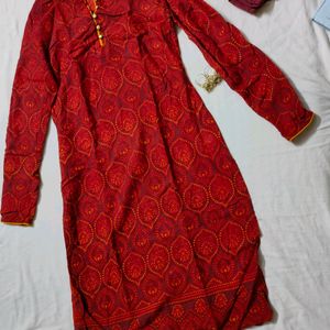 Red Kurta Set ❤️