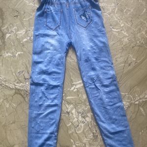 Denim Look Legging Free Size