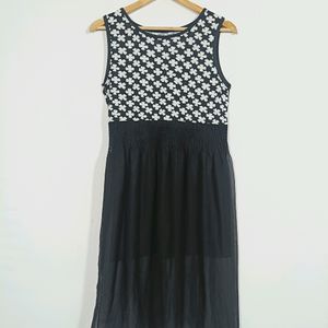 Black and White Floral Dress (Women)