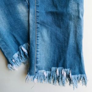 Flared Jeans With Patches