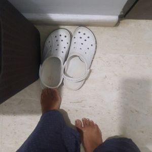 White Crocs Unisex