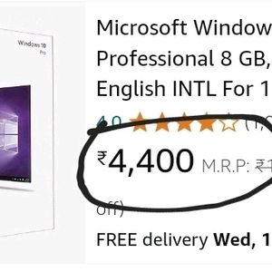 🔥Windows 10 Pro(Fully Licensed)🔥At Lowest Price