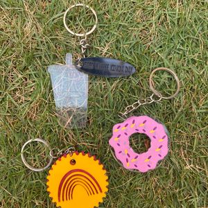 10 Assorted Keychains