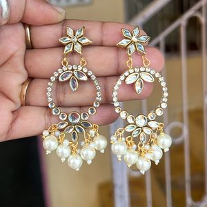 New White Pearl Earrings