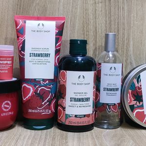 Strawberry Range By The Body Shop