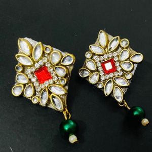 Fancy Party Wear Hand Made Kunden Earrings