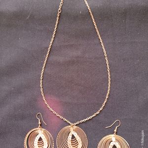 Pendent Set With Matching Earrings