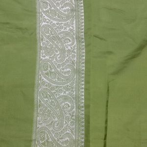 Kanjivaram Pure Silk Banarasi Saree With Blause