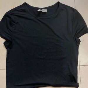 H&M Fitted Black Top