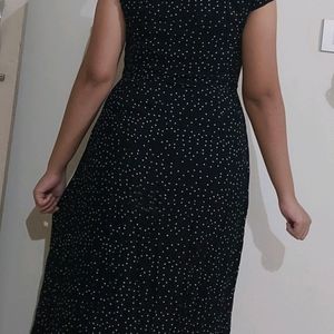 Polka Dot Wrap Dress