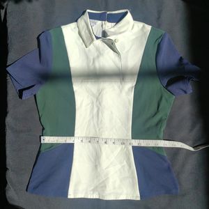 Color-Block Polo Shirt