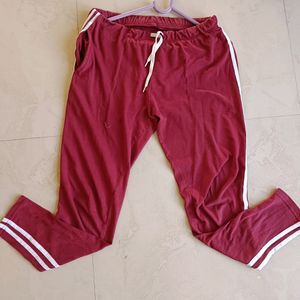 Maroon Track Pant