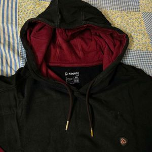 Selling Black Hoodie With  Look And Assured Gift