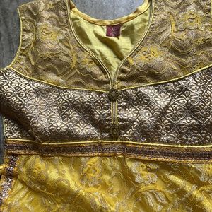 Yellow Kids Kurti