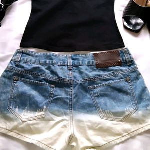 Blue And White Shorts