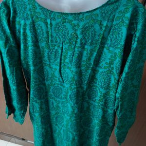 Green Short Kurti