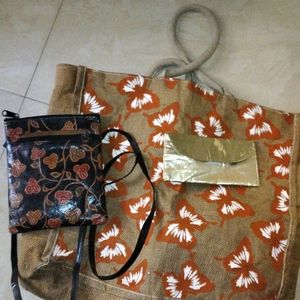 Sling Bag + Shopping Ba