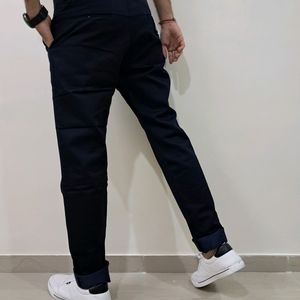 Kaulin 1001 Men's Soft Navy Blue Cotton Trouser