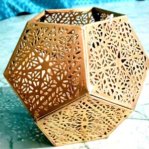 Marrocan Geometry Metal Wall Candle Stand Sell