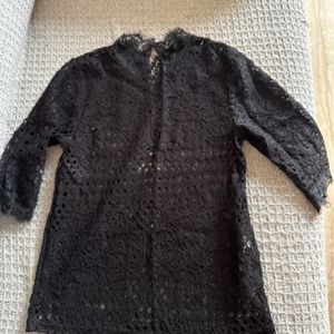 Zara Black Top - Brand New