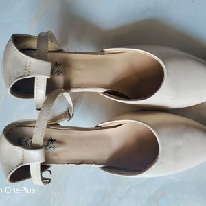 Beige Colour Heels For Women