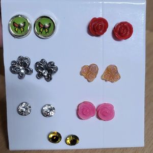 Combo Of Earring Studs For Women(Setof7)