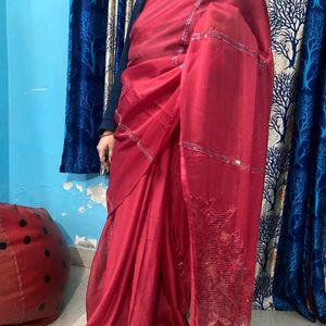 Red party Special Saree