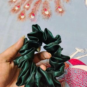 Green Scrunchie New Design