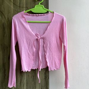 Pink Cardigan