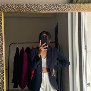 H&M Vintage Tailored Petite Fit Blazer