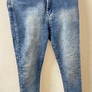 Branded Blue Denim Skinny Jeans