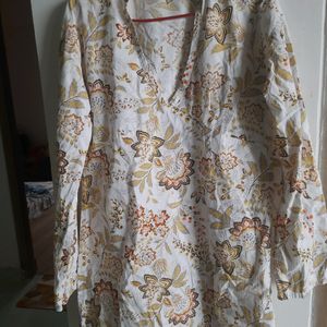 Pepe Jeans Floral Tunic Top For Women